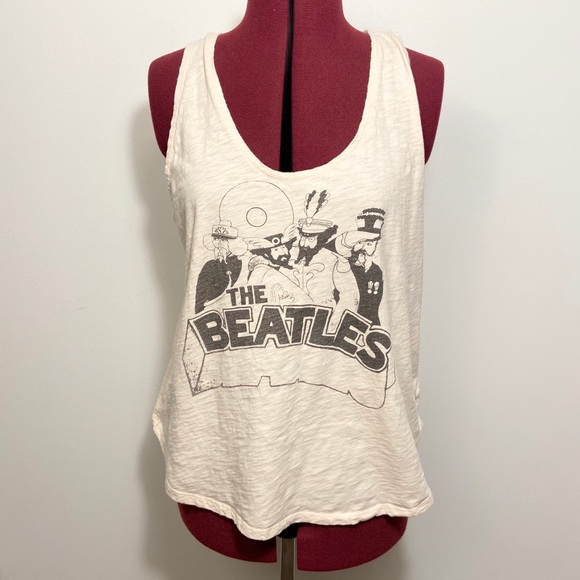 Junk Food Clothing Tops - Beatles Pale Pink Junk Food Racerback Tank Top~ 60’s~RETRO~AWESOME EVERYDAY WEAR